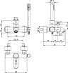 Смеситель для ванны M&Z Ditirambo DRB00500