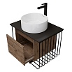 Мебель для ванной Grossman Винтаж 70 см веллингтон/черный