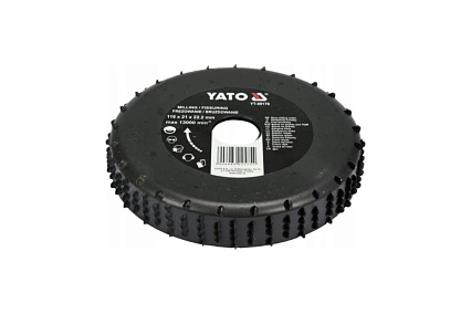 Фреза по дереву для УШМ 118 мм Yato YT-59176