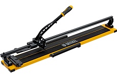 Плиткорез рельсовый Denzel 1000x16мм, каретка на подшипнике, стальная станина, усиленная рукоятка-пенал 877018
