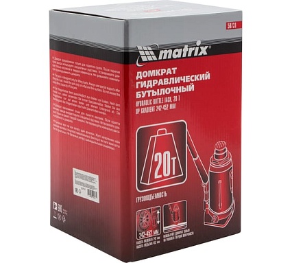 Бутылочный домкрат Matrix MASTER 50731