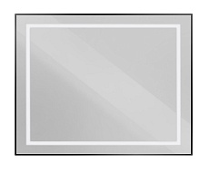 Зеркало BelBagno SPC-KRAFT-1000-800-SENS-NERO 100x80 см сенсорный выключатель, черный