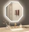 Зеркало Art&Max Argo 80x80 см, с подсветкой
