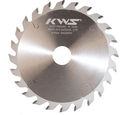 Диск пильный пазовый KWS 180х30х5.0х24T ZYP 3000 05030-251109