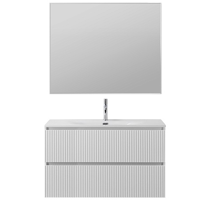 Мебель для ванной BelBagno Uno-Mini 100 см Bianco Opaco