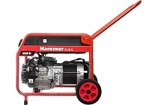 Бензоэлектростанция Hammer flex 5.5 кВт, 220 В, 50 Гц, бак 30 л, непрерывная работа 9 ч GN6000T