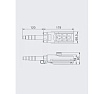 Пульт управления OCALIFT 2 кнопки, 2 скорости, стоп, старт, ключ IP55 TNHA1-61S