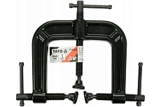 Трёхвинтовая струбцина Yato 62x62 мм YT-64242