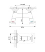 Смеситель для душа Belz B20832 хром