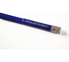 Коронка алмазная с воском по керамограниту PRO 8 мм, 1/4&quot; HEX KEOS DC08SKT