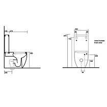 Чаша для унитаза Kerasan Flo 311701