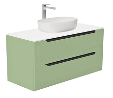 Тумба со столешницей ЗОВ Севилья 100 см фисташковый