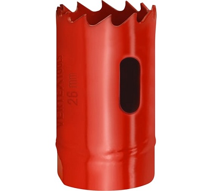 Коронка биметаллическая по металлу 26 мм Vertextools 2525-26