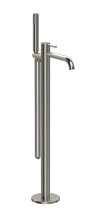 Напольный смеситель Vincea Desire VTF-1DBN брашированный никель