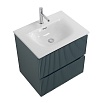 Мебель для ванной BelBagno Uno 60 см Голубой матовый