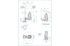 Погружной насос с режущим механизмом Dreno Pompe GRIX 32-2/090 M 2001580