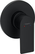 Смеситель для душа Hansgrohe Rebris E 72659670 (внешняя часть) матовый черный