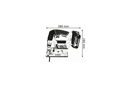 Аккумуляторный лобзик Bosch GST 18 V-LI B 0.601.5A6.102