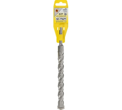 Бур SDS-plus усиленный (22 мм; 200 мм; 260 мм; 1 шт) Энкор 10931