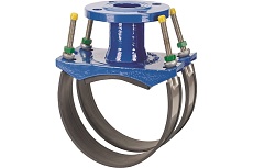 Хомутовый фланцевый отвод (седелка) АТКА Ду100x350 (344-372) 1001060109