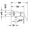 Смеситель для душа Duravit B.1 B14230000010