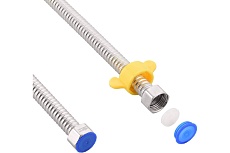 Гибкая сильфонная подводка Kopfgescheit из нержавеющей стали, 1/2&quot;, 100 см KR-A304.100