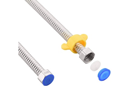 Гибкая сильфонная подводка Kopfgescheit из нержавеющей стали, 1/2", 100 см KR-A304.100