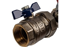 Распределительный коллектор из латуни с расходомерами 5 вых. STOUT SMB 0473 000005