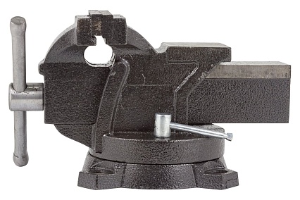 Тиски стальные поворотные с наковальней Forcekraft 6" (150мм) FK-6540306(60299)