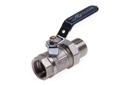 Шаровой кран со сгоном Aqualink вн-нар 1/2 U ручка 1169