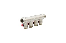Коллектор VRT 3/4&quot;x1/2&quot;, с отсечными кранами, 4 выхода 531863