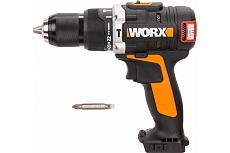 Ударная аккумуляторная бесщеточная дрель-шуруповерт Worx WX373.9