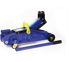 Гидравлический подкатной домкрат 2т +коробка /синий/ Autovirazh AV-077002