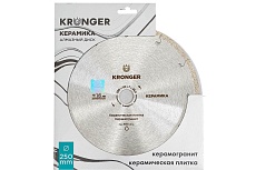 Диск алмазный по керамограниту (250x25.4 мм) Kronger K200250