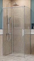 Душевой уголок BelBagno SOFT_CLOSE-1-AH-1-100/90-C-Cr 100x90 прозрачный, хром