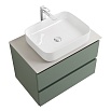 Мебель для ванной BelBagno Kraft 70 см со столешницей, эмаль, Еловый матовый