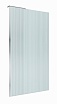 Душевая перегородка Belbagno UNO-L-1-TB-100-FL-Cr 100x200 рифленая, хром