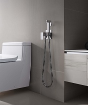 Смеситель Aquatek Либра AQ1022CR с гигиеническим душем, хром