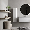 Шкаф пенал AQUAme S4 33 см белый глянец AQM9004WH
