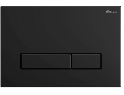 Кнопка смыва Point Меркурий PN44831BM черный матовый