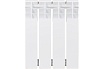 Биметаллический радиатор Primoclima Bimetallic Standart 350x80, 4 секции PCS35080BM04