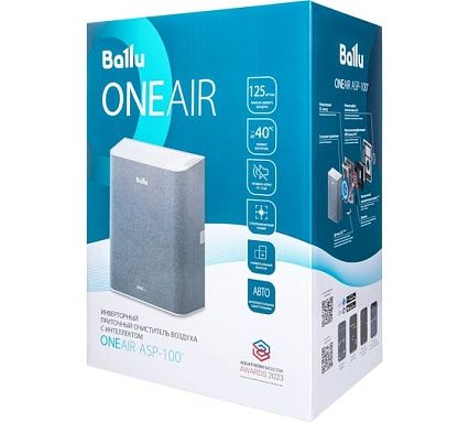Очиститель воздуха приточный Ballu ONEAIR ASP-100W НС-1496444