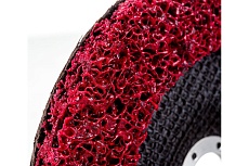 Диск зачистной Clean Strip Red 178х22 мм с фибровой оправкой BlackFox 12585
