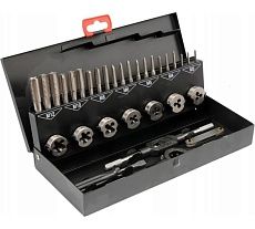 Набор метчиков и плашек Yato М3-М12 32 предмета YT-2975