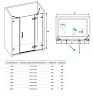 Душевая дверь RGW Safari SA-01 180x195 прозрачное