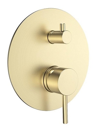 Смеситель для душа AQUAme Siena AQM8803BG золото шлифованное Смеситель для душа AQUAme Siena AQM8803BG золото шлифованное