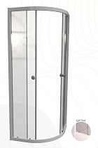 Душевой уголок Радомир Берген RD 80x80 прозрачный, профиль белый 1-09-1-0-0-3490