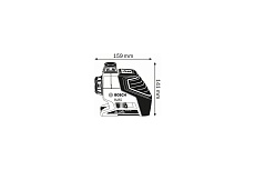 Линейный лазерный нивелир Bosch GLL 3-80 P + BM1 новый в L-Boxx 0.601.063.309