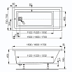 Акриловая ванна VagnerPlast Cavallo 170x75 см