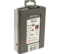 Набор зенкеров (6 шт; М3-М10; HSS-Co) Euroboor CBS.620